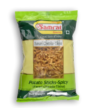 SAMRAT Farali Chevda-Tikha Potato Sticks-Spicy 14.10 OZ